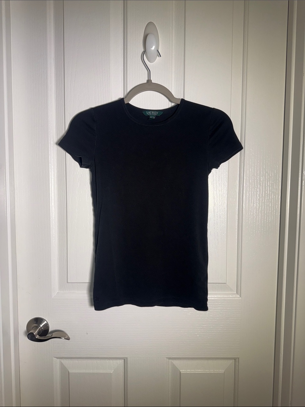 Lauren Ralph Lauren Black Crewneck Tee - Women’s Size XS